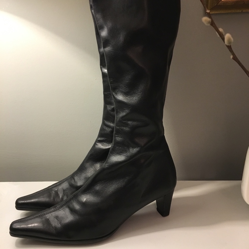 Extremely Soft Pull On Leather Dressy Boots
